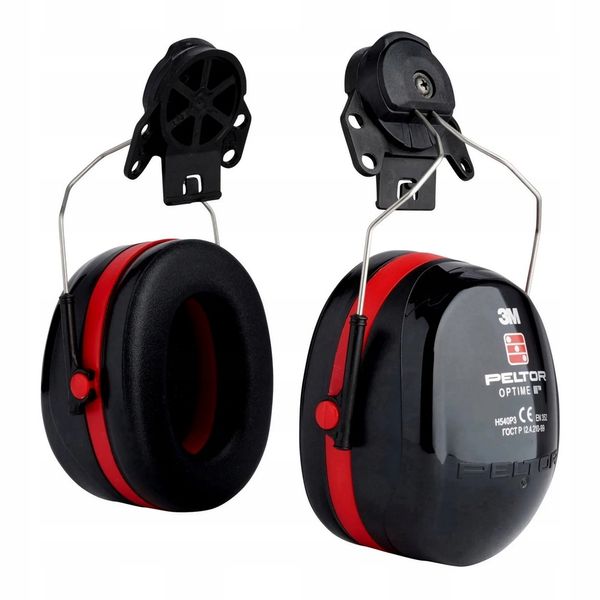 Nauszniki OCHRONNE z mocowaniem na kask 3M słuchawki OCHRONNIKI słuchu zdjęcie 1