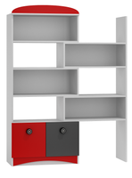 SUPER CAR N37 regał z regulacją dziecięcy 80(140)x40 w.190