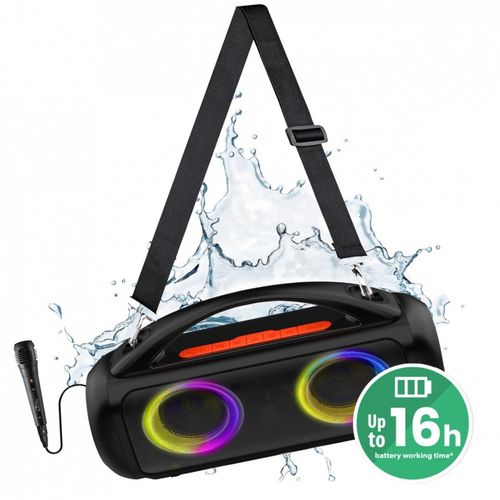 KARAOKE Głośnik przenośny bluetooth MT3184 MEDIA-TECH MIKROFON na Arena.pl
