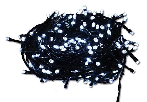 Świąteczny LED łańcuch - 30 m, 300 LED, zimna biel na Arena.pl