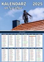 KALENDARZ kominiarski kalendarz kominiarza 2025 100 szt duży wybór wzorów