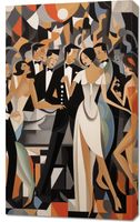 Obraz 60x100cm Bal w Art Deco