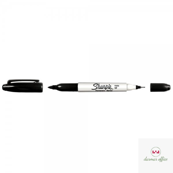 MARKER DWUSTRONNY SHARPIE TWIN TIP CZARNY S0811100 zdjęcie 1