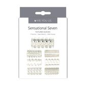 stymulator  me you us sensual seven textured sleeves transparent small