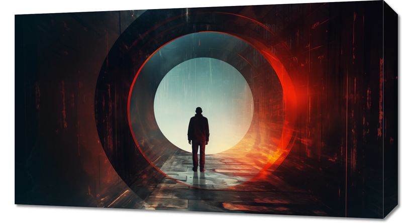 Obraz 70x40cm Portal do Świata zdjęcie 1