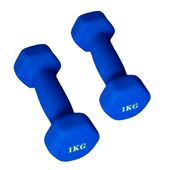 hantelka 1 kg X-sport- niebieski 2 szt.