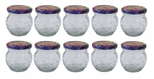 10x SŁOIK 200ML Z ZAKRĘTKĄ NA PRZETWORY DŻEM SŁOICZEK DO DESERÓW na Arena.pl