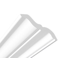 LISTWA SUFITOWA PRZYSUFITOWA SZTUKATERIA XPS BIAŁA dł. 2m