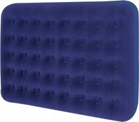 MATERAC granatowy FLOKOWANY 2-osobowy 191x120x22 cm dmuchany JILONG