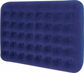 MATERAC granatowy FLOKOWANY 2-osobowy 191x120x22 cm dmuchany JILONG