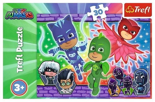 Puzzle 30 elementów - Pidżamersi, Super ekipa na Arena.pl