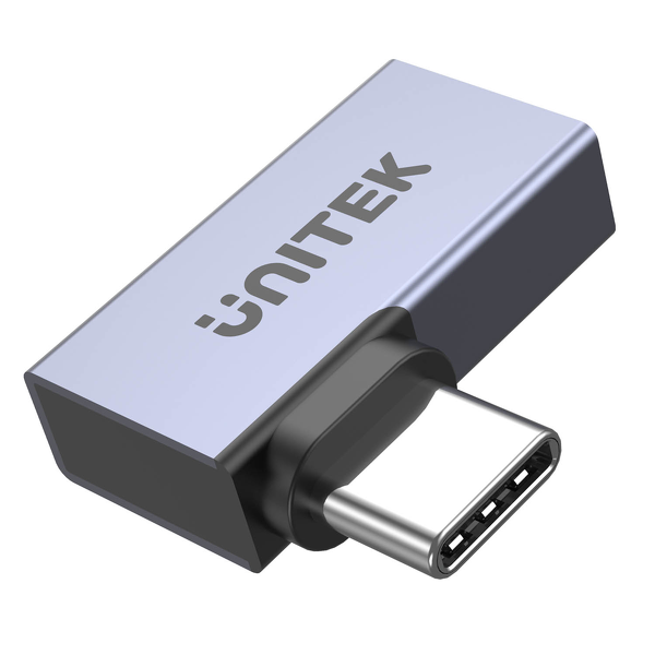 Unitek Adapter USB-C na USB-C kątowy płaski 40Gbps zdjęcie 1
