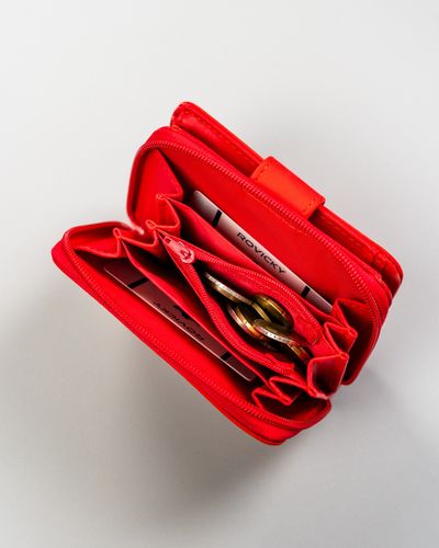 portfel damski pu k-030b-bl 8310 red na Arena.pl