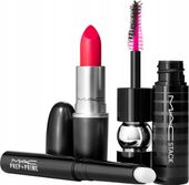 ZESTAW MAC LASHES TO LIPS: Retro Matte Lipstick 706 + baza + tusz do rzęs