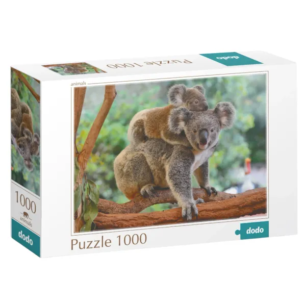 Puzzle 1000 elementów. Koala i jej mama zdjęcie 4