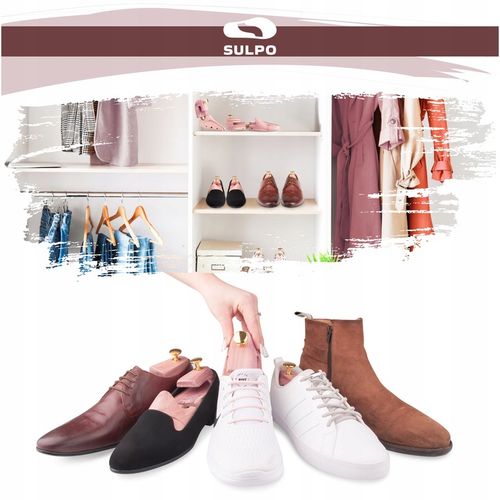 Prawidła cedrowe do rozciągania obuwia drewniana + łyżka do butów ZESTAW na Arena.pl