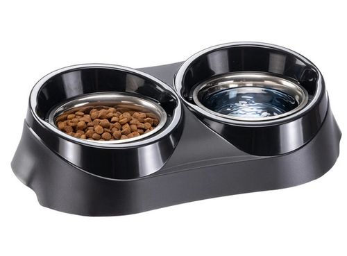 Zestaw misek ze stali nierdzewnej dla psa - Ferplast Duo Feed 2 x 900ml na Arena.pl