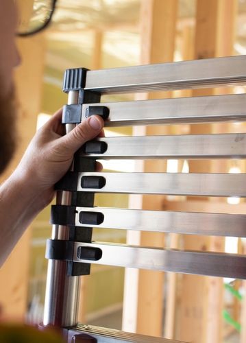 Drabina teleskopowa 11 stopni przystawna składana antypoślizgowa 3,2 m na Arena.pl