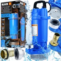 POMPA DO WODY BRUDNEJ CZYSTEJ SITO ZATAPIALNA BLACK 1CAL 11m kabel FAST FIX