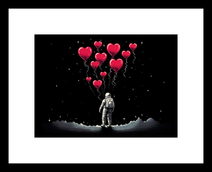 Plakat 18x13cm Astronauta Własnych Celi zdjęcie 3