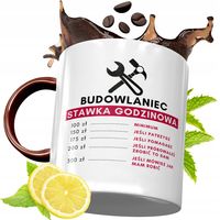 Kubek Bordowy Dla Budowlańca Na Urodziny Prezent Z Nadrukiem Ze Zdjęciem