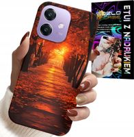 ETUI DO OPPO A60 5G - PARK, JESIEŃ, SPADAJĄCE LIŚCIE, PLECKI