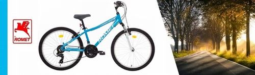 ROWER GÓRSKI MTB ROMET JOLENE 24" SHIMANO OŚWIETLENIE STOPKA GRATIS na Arena.pl