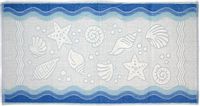 Ręcznik Flora Ocean 70x140 Niebieski Greno