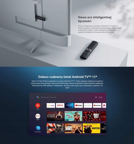 Xiaomi SMART TV STICK 4K 8 GB FOLIA na Arena.pl
