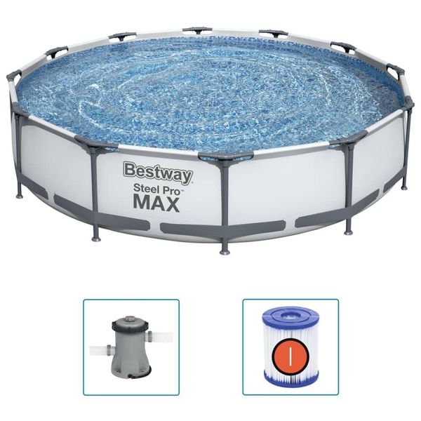 Emaga Bestway Basen Steel Pro MAX, 366 x 76 cm zdjęcie 2