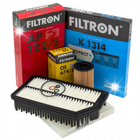 Zestaw Filtrów Filtron AP122/2 K1314 OE674/5