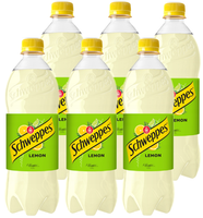 Schweppes Lemon Napój gazowany 0,85 l x 6 sztuk
