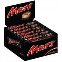 Mars z nugatowym nadzieniem oblany karmelem i czekoladą 70 g x 24