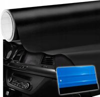 FOLIA CZARNY MAT + RAKLA