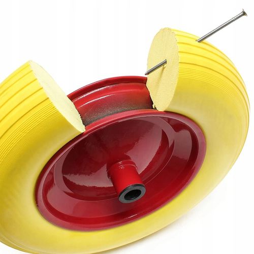 KOŁO KÓŁKO DO TACZKI TACZEK PEŁNE 4.00-8 400-8 400x8 BEZDĘTKOWE PEŁNE na Arena.pl