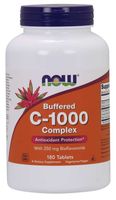 NOW FOODS C-1000 Buforowana Witamina C + Bioflawonoidy Cytrusowe (180 tabl.