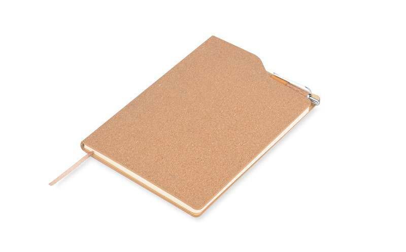 Notes korkowy z długopisem TESSO A5 zdjęcie 2