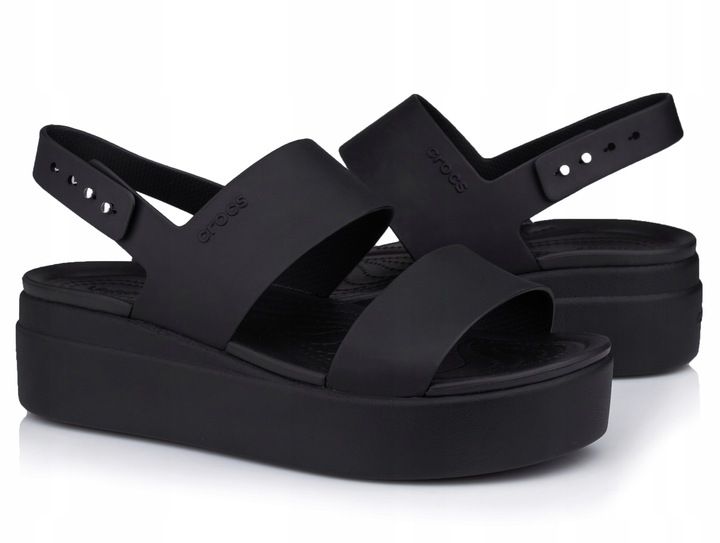 Sandały damskie Crocs Crocband Platforma 206453060 zdjęcie 2