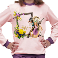 Piżama dziecięca Zaplątani - Tangled Roszpunka