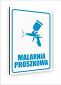 Tabliczka znak informacyjny DIBOND 20x15 MALARNIA PROSZKOWA