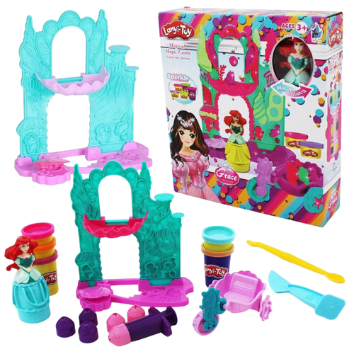 Ciastolina Masa Plastyczna Ciasto Makaron Duży Zestaw Kreatywny Zamek na Arena.pl