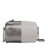 Skórzana mała torebka na ramię z łańcuszkiem DUDU