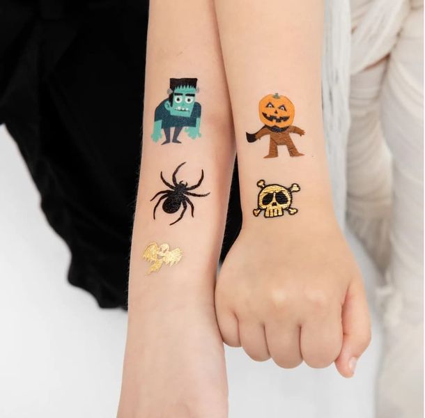 Tatuaże zmywalne na Halloween zdjęcie 3
