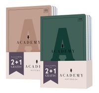 n-zestaw zeszytów a5/60k krata acad hyb.(2+1) 5997