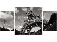 80X40CM ZEGAR PARYŻ WIEŻA EIFFLA OBRAZ