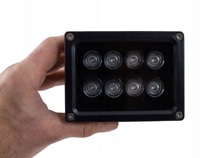 ZEWNĘTRZNY OŚWIETLACZ REFLEKTOR PODCZERWIENI IR 30 m DO KAMER zdjęcie 2