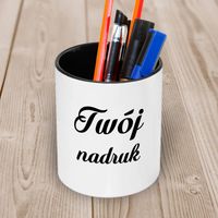 Ceramiczny pojemnik na długopisy z Twoim nadrukiem