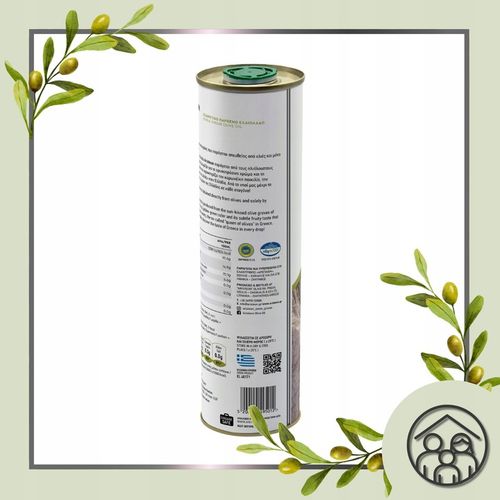 Oliwa z oliwek EXTRA VIRGIN Grecka 1L TŁOCZONA NA ZIMNO ARISTEON 1000 ml na Arena.pl