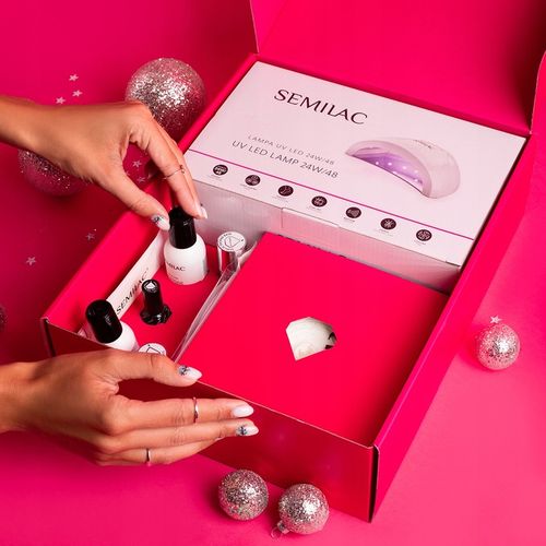 SEMILAC PREZENTOWY ZESTAW STARTOWY DO PAZNOKCI DLA POCZĄTKUJĄCYCH LOVE na Arena.pl