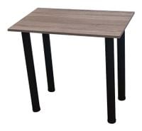 Stół stolik kuchenny 80x50 dąb sonoma tabac czarny FARTA